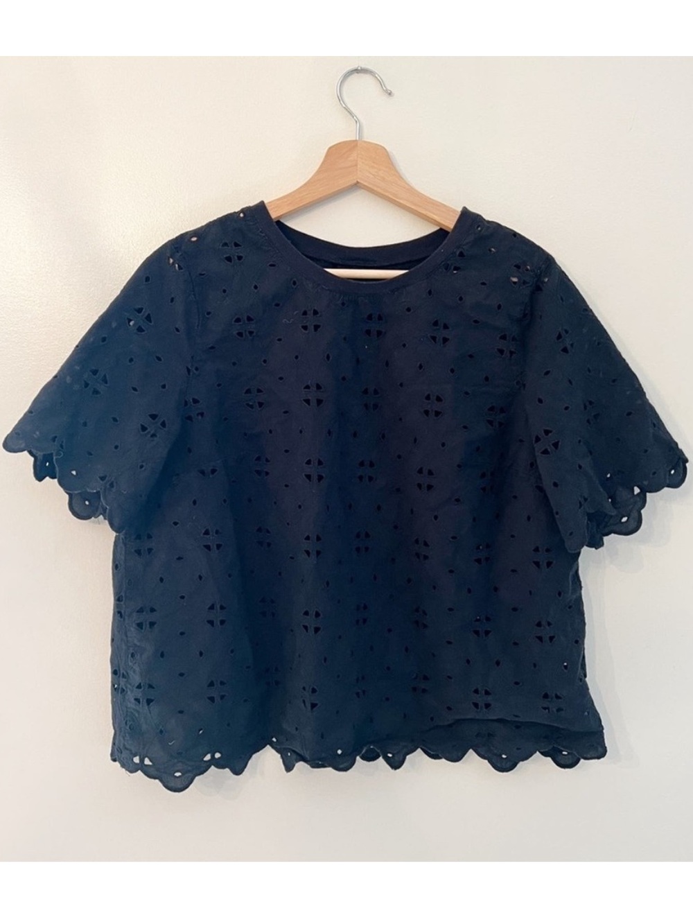 Who What Wear Eyelet Top